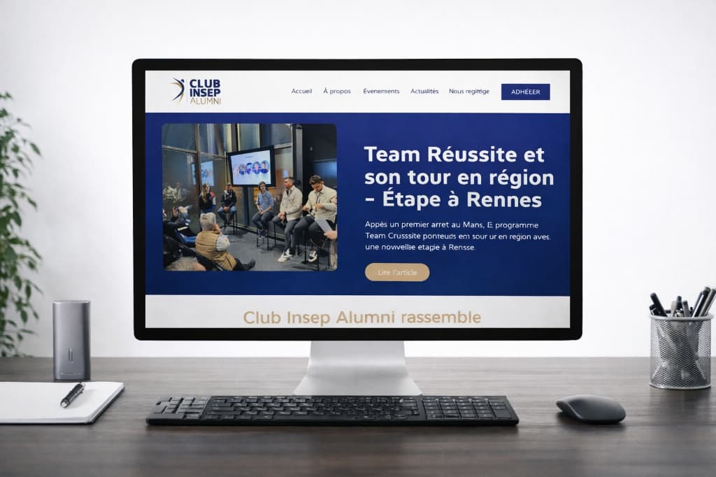 Galerie Club Insep Alumni - Refonte site web 1