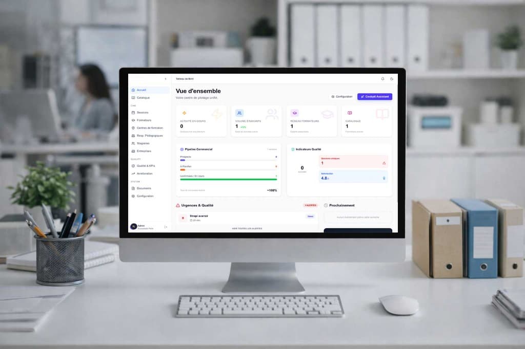 Galerie Création d’un SaaS de gestion et pilotage des formations 4