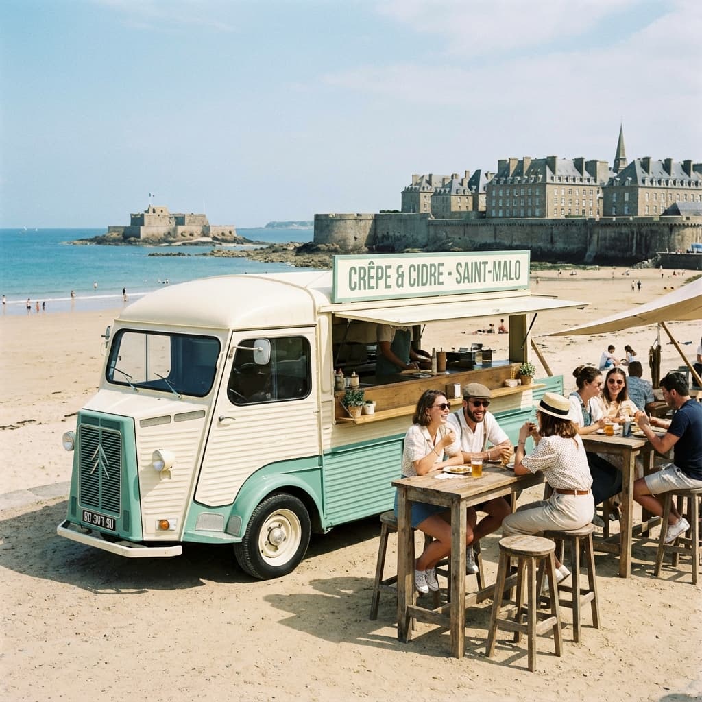 Food Truck Saint-Malo bord de mer